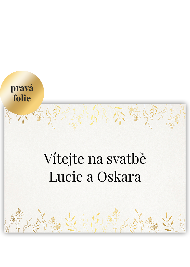 Svadobná uvítacia karta vo formáte A3. Blesková tvorba. - Leaves